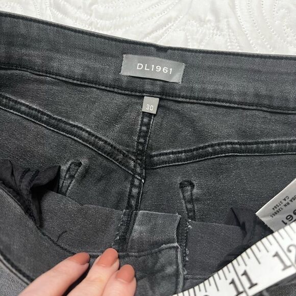 DL1961 Women's Margaux Instascuplt Skinny Fit Ankle Jean gray 30 10 - Picture 10 of 13